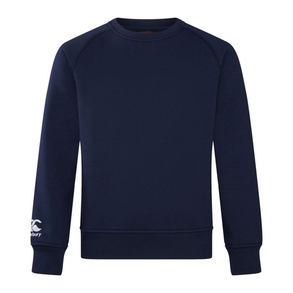 Canterbury Childrens/Kids Club Crew Neck Sweatshirt / Navy